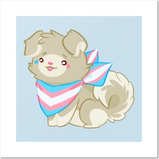 Proud Pupper (Trans) Posters and Art